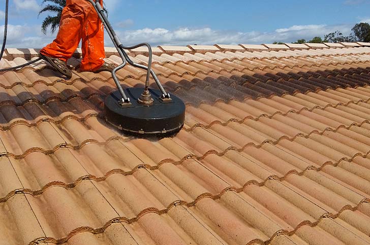 online roof washing service